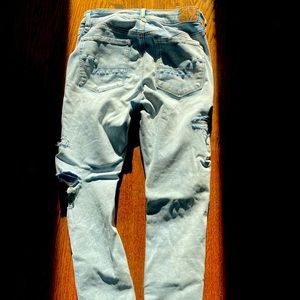 American Eagle faded ripped jeans size 4